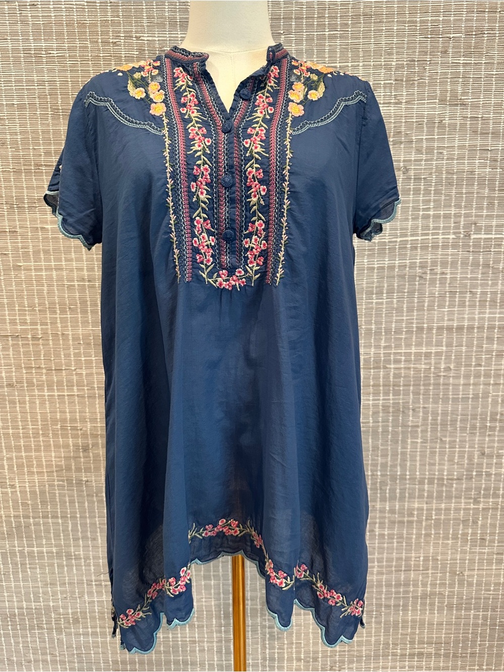Jonny Was Embroidered Blouse